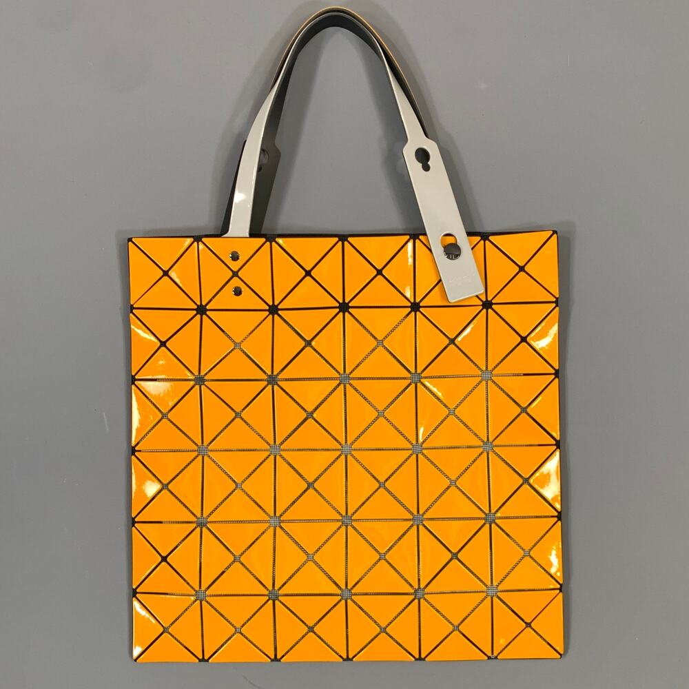 BOA BOA ISSEY MIYAKE Orange Triangle Tote Bag